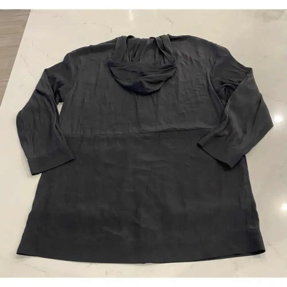 Carbon38 The Easy Jacket Full Zip Lightweight‎ in Black Size Small - Picture 3 of 8